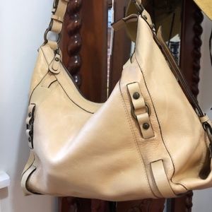 Frye Heather Hobo - Color "Bone"